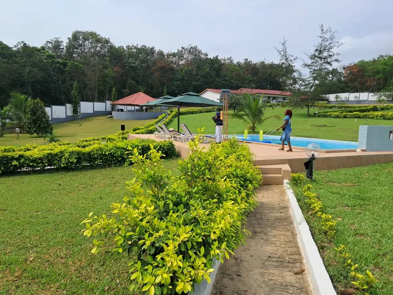 Piscine de la résidence de Dabou